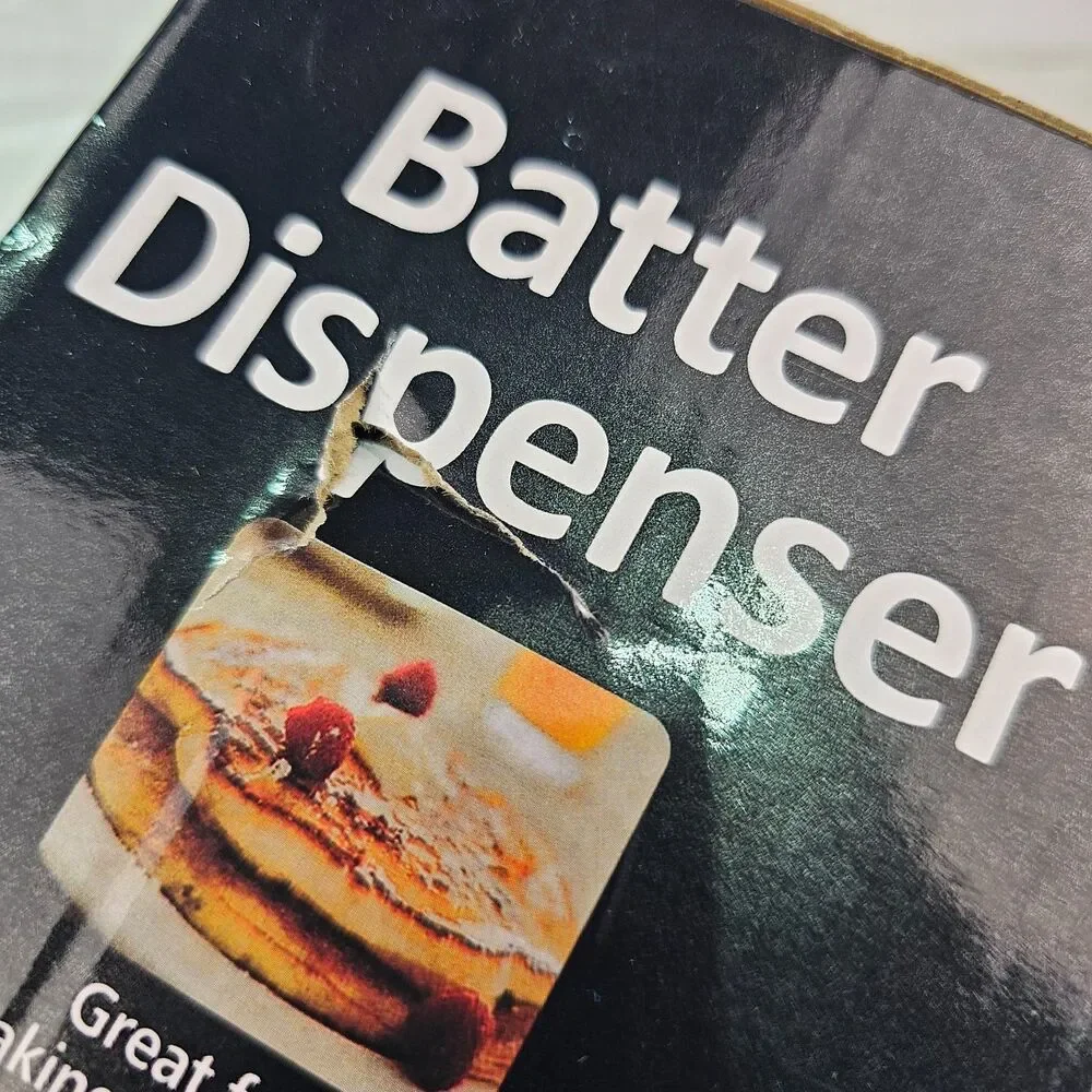 Kitchen Batter Dispenser Pancake Cupcake Muffin Pourer Purple New in Box